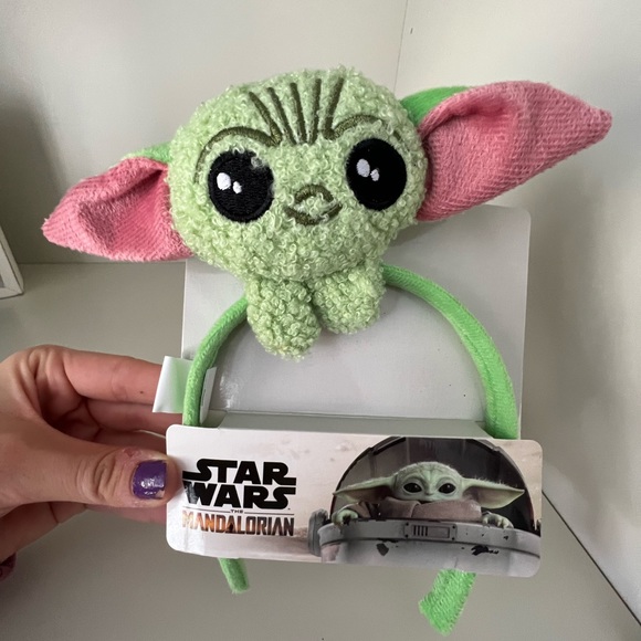 DISNEY The Child Grogu Mandalorian Baby Yoda Headband Youth one size Brand New - Picture 5 of 6